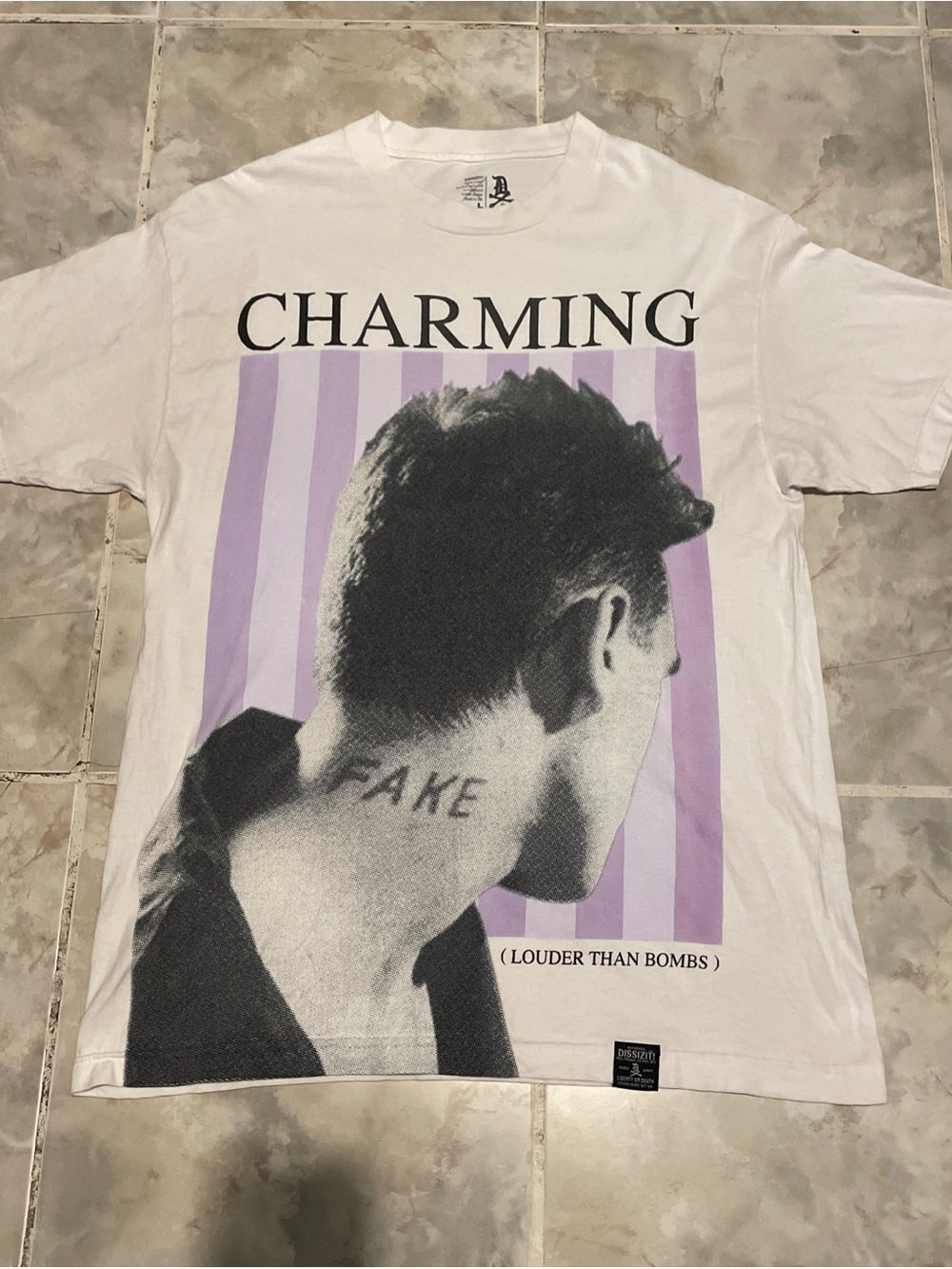 DISSIZIT! Rare Morrissey Louder Than Bombs Charming T-Shirt SZ L